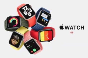 外観デザイン画像［2020 新機種 Apple Watch SE］