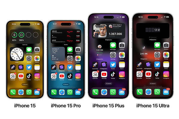 リーク デザイン 比較［2023年モデル iPhone 15 Ultra］